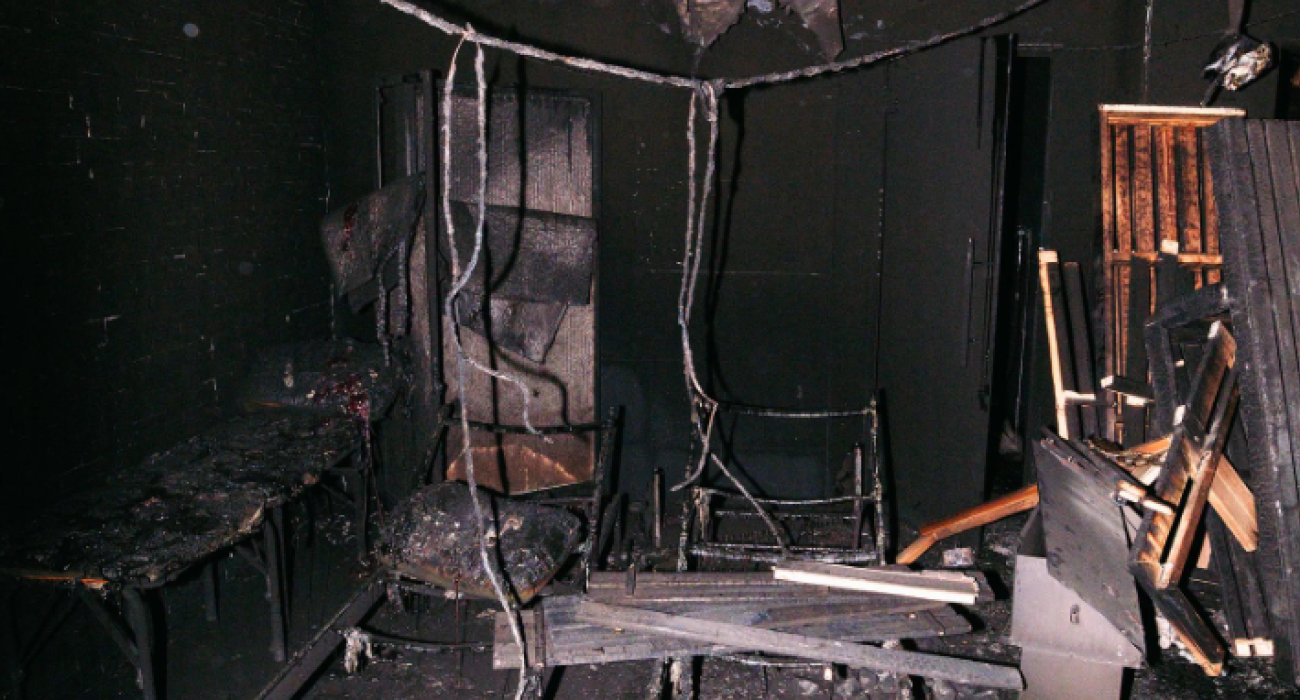 «Στάχτη» τα αποδυτήρια της Βασιλείας / Screenshot