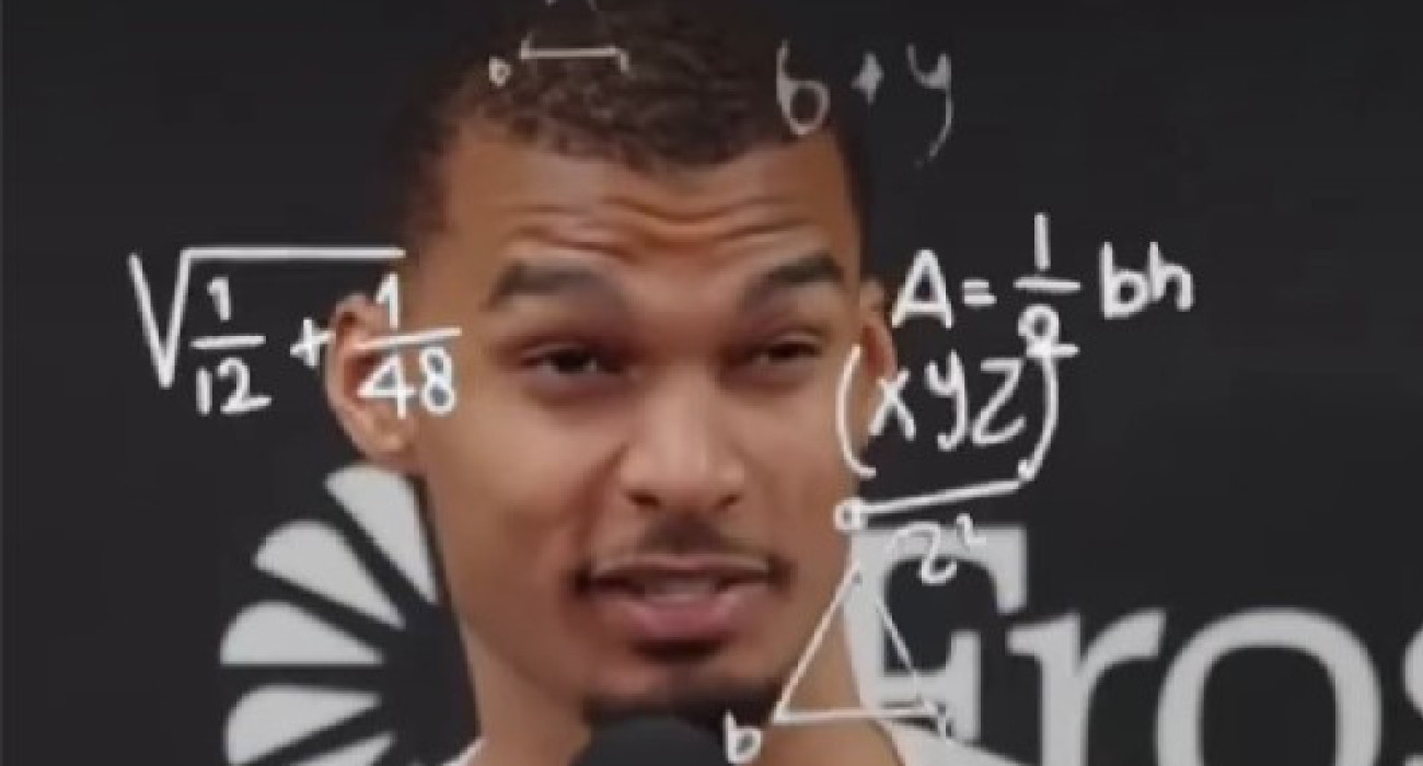 Ο Γουεμπανιαμά και οι νοητικές του μαθηματικές πράξεις / Screenshot
