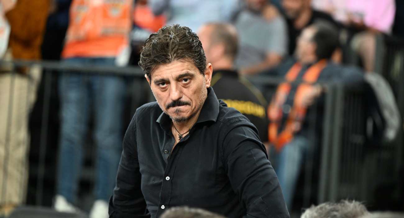 Ο Δημήτρης Γιαννακόπουλος στο παιχνίδι της Βαλένθια με τον Παναθηναϊκό, Πηγή: Vaggelis Stolis