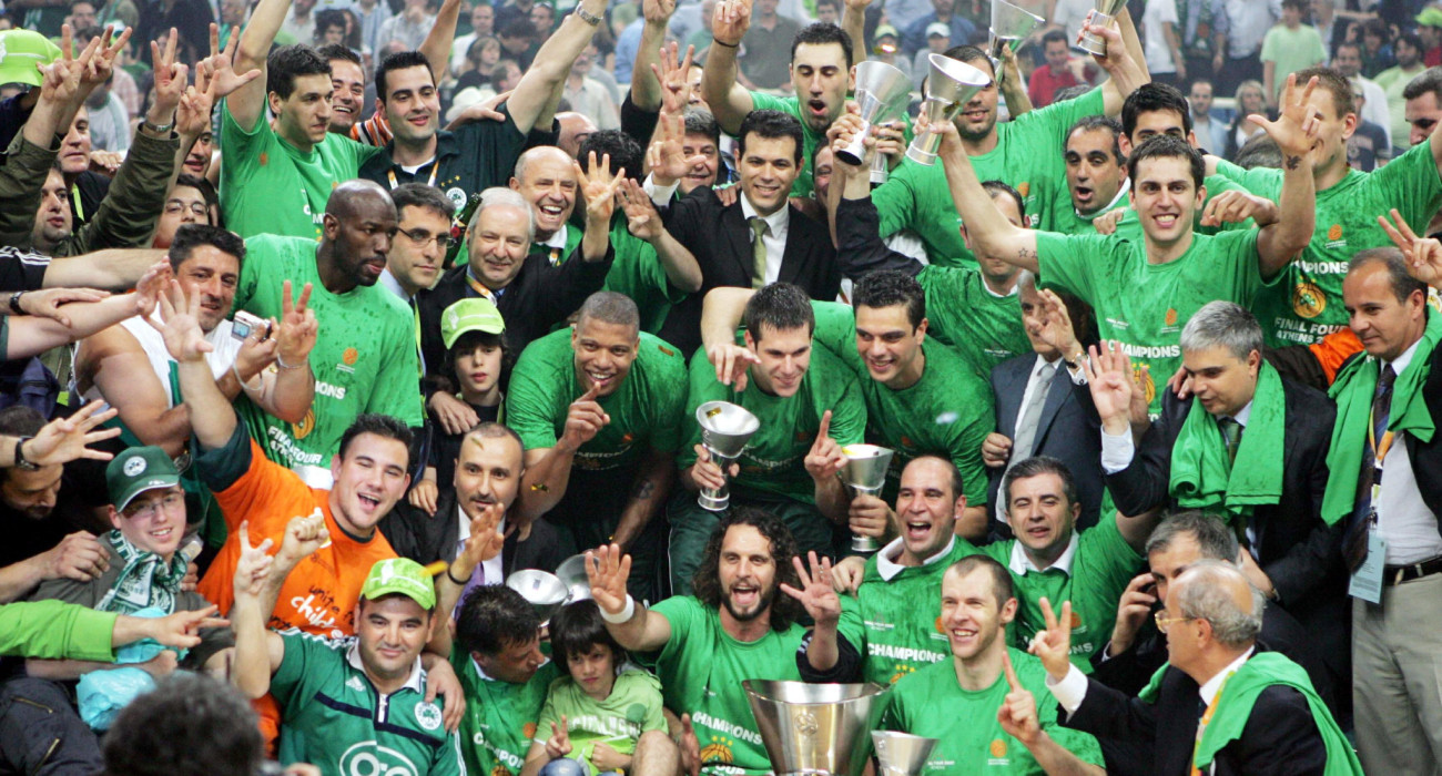 Ο Παναθηναϊκός πρωταθλητής Ευρώπης το 2007 / Πηγή: InTime