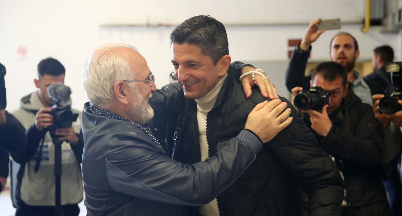 Λουτσέσκου και Σαββίδης / Πηγή: Eurokinissi