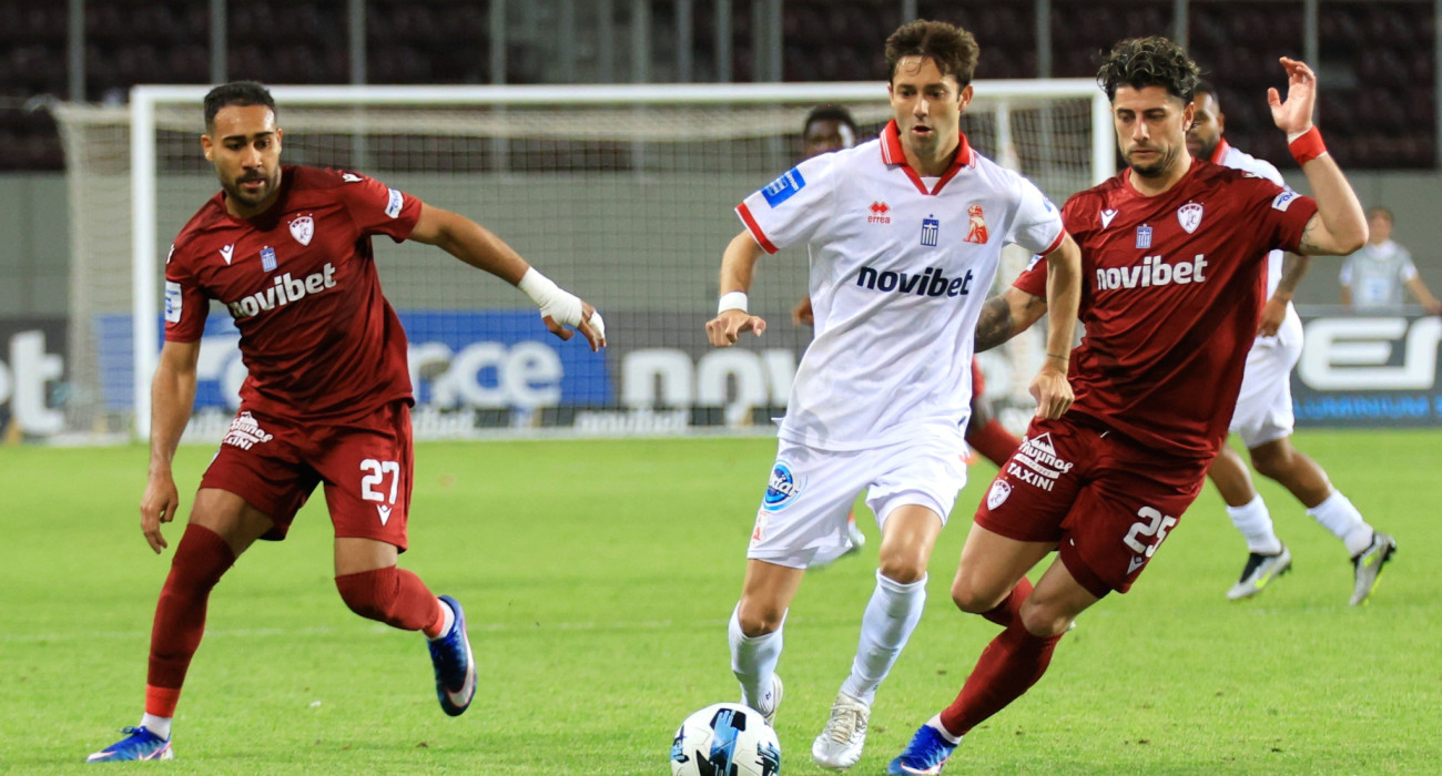 Ο Πανσερραϊκός νίκησε την ΑΕΛ Novibet με 1-0 στη Λάρισα / Πηγή: Intime