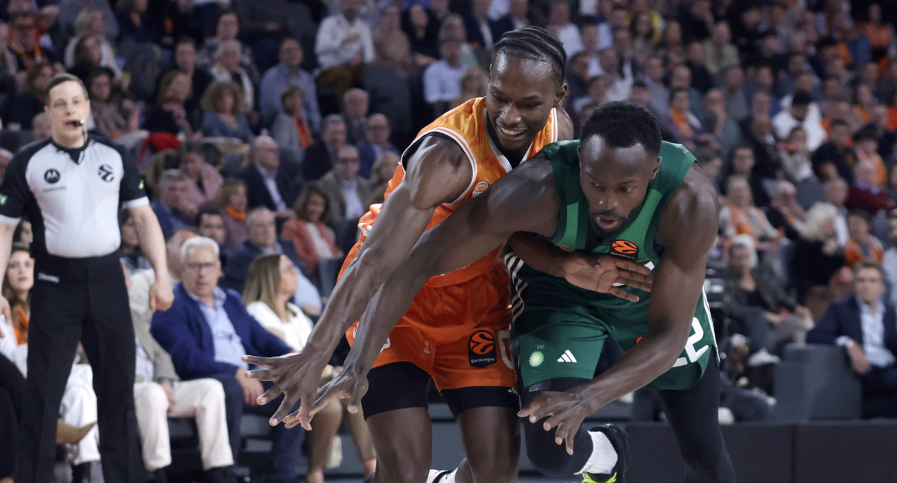 Ο Τζέριαν Γκραντ στο ματς του Παναθηναϊκού με τη Βαλένθια/Πηγή: eurokinissi