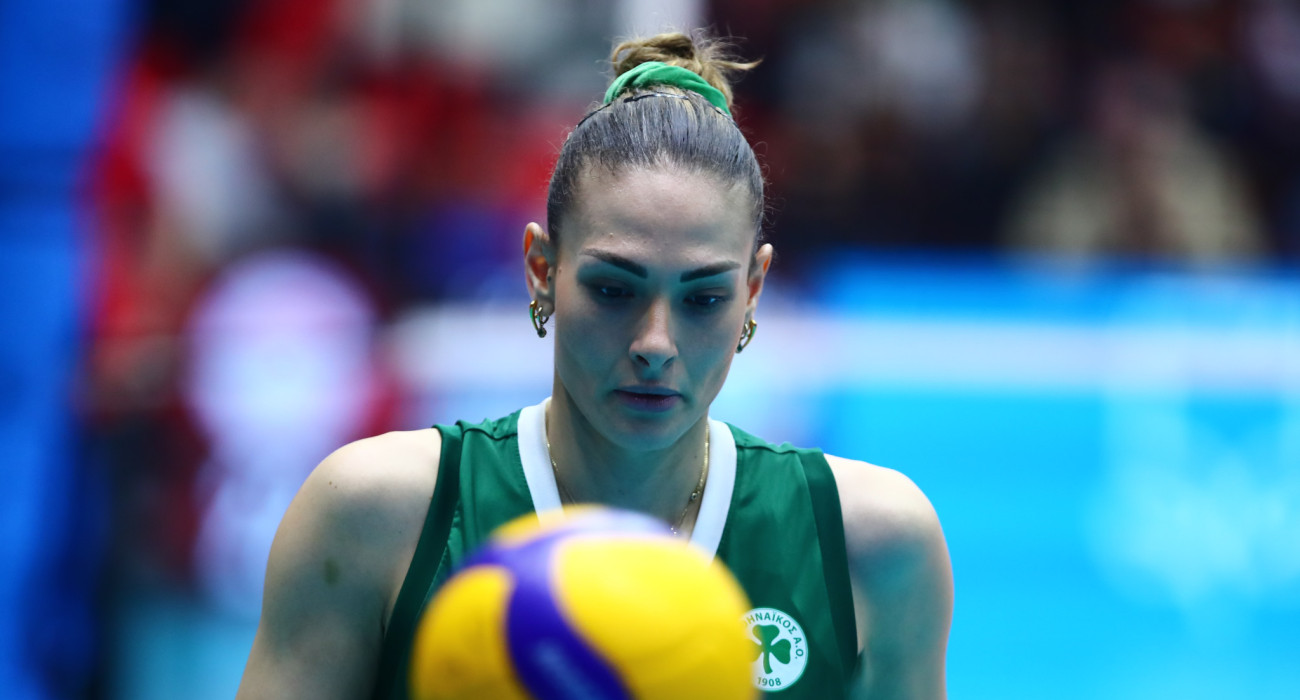 Η Ειρήνη Χατζηευστρατιάδου με τα «πράσινα» στη σεζόν 2025-26 / Πηγή: Eurokinissi