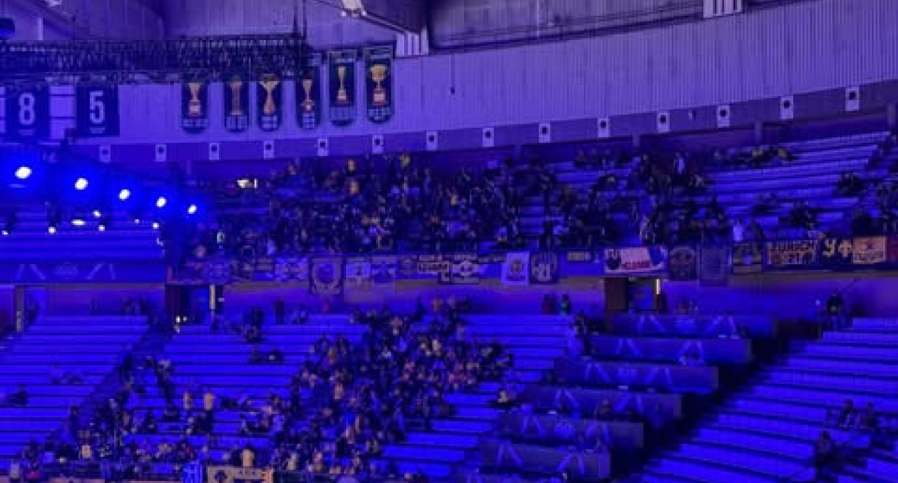 Ο κόσμος της ΑΕΚ στο Pabellon Olimpic της Μπανταλόνα