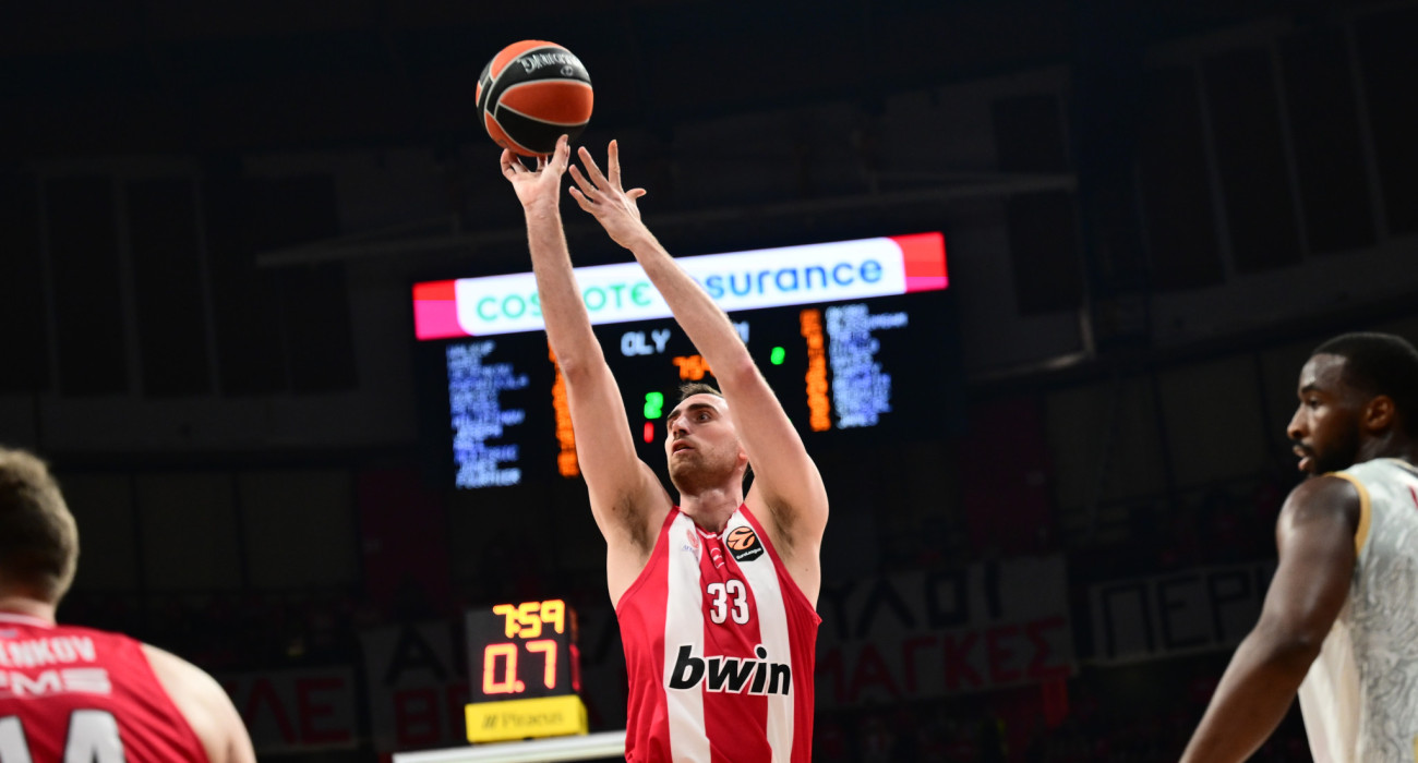 Ο Νίκολα Μιλουτίνοβ MVP των Game 1 στα playoffs - Πηγή: Eurokinissi