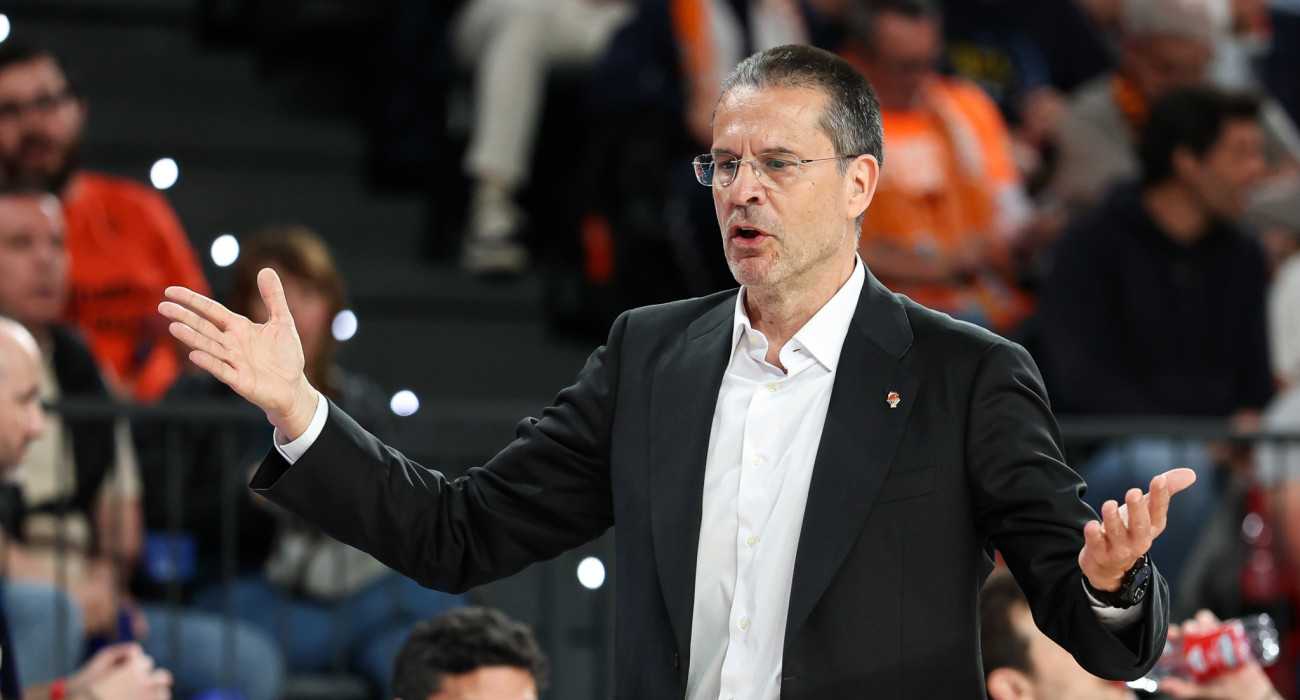 Ο Πέδρο Μαρτίνεθ στο Game 1 με τον Παναθηναϊκό / πηγή: Eurokinissi