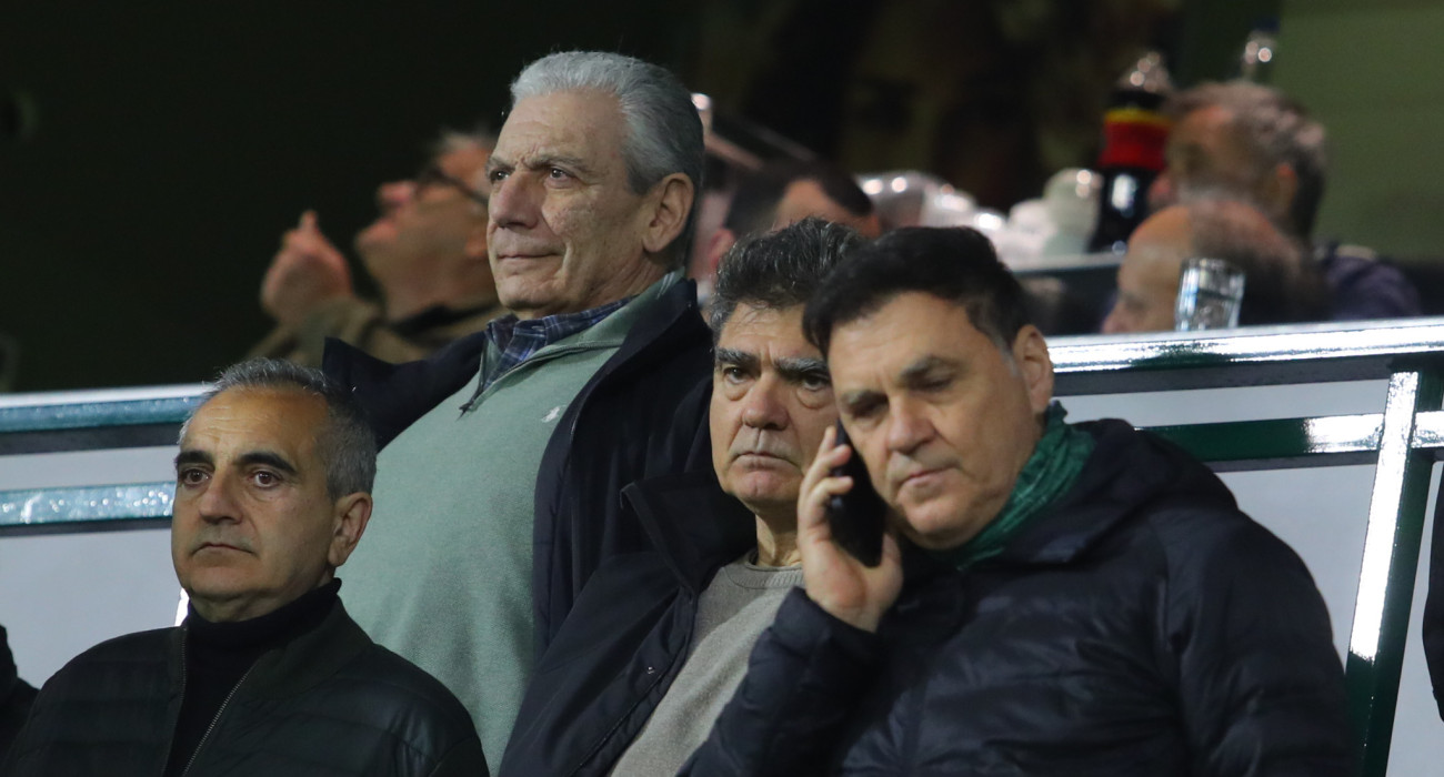 Ο Γιάννης Βαρδινογιάννης στη Λεωφόρο για το Παναθηναϊκός-ΑΕΚ / Πηγή: Eurokinissi