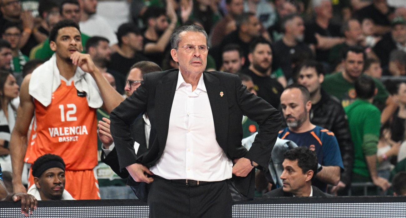 Ο Πέδρο Μαρτίνεθ στο Game 4 με τον Παναθηναϊκό / πηγή: eurokinissi