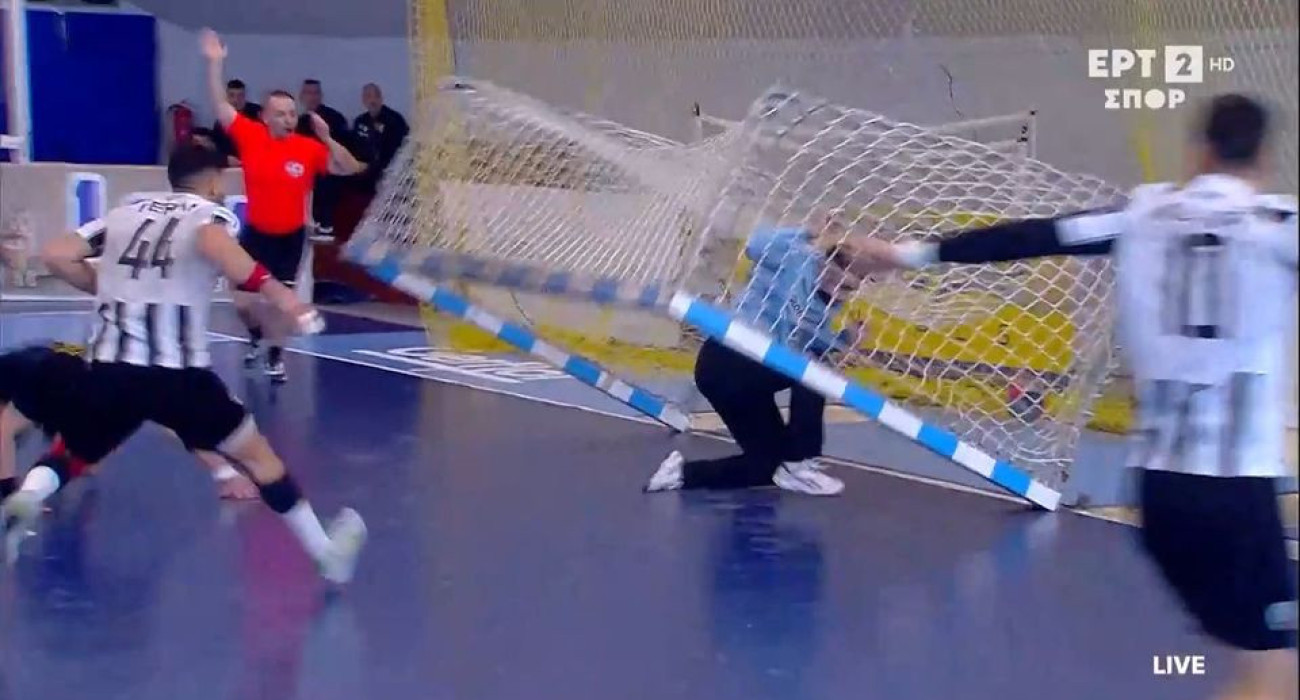 Το τέρμα έπεσε πάνω στον κίπερ του ΠΑΟΚ/ screenshot