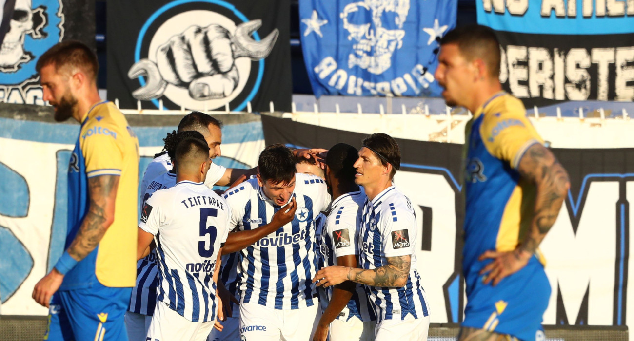 Ο Ατρόμητος «χτύπησε» από τις στατικές φάσεις και με γκολ των κεντρικών του αμυντικών επικράτησε με ανατροπή του Αστέρα AKTOR / Πηγή: Eurokinissi