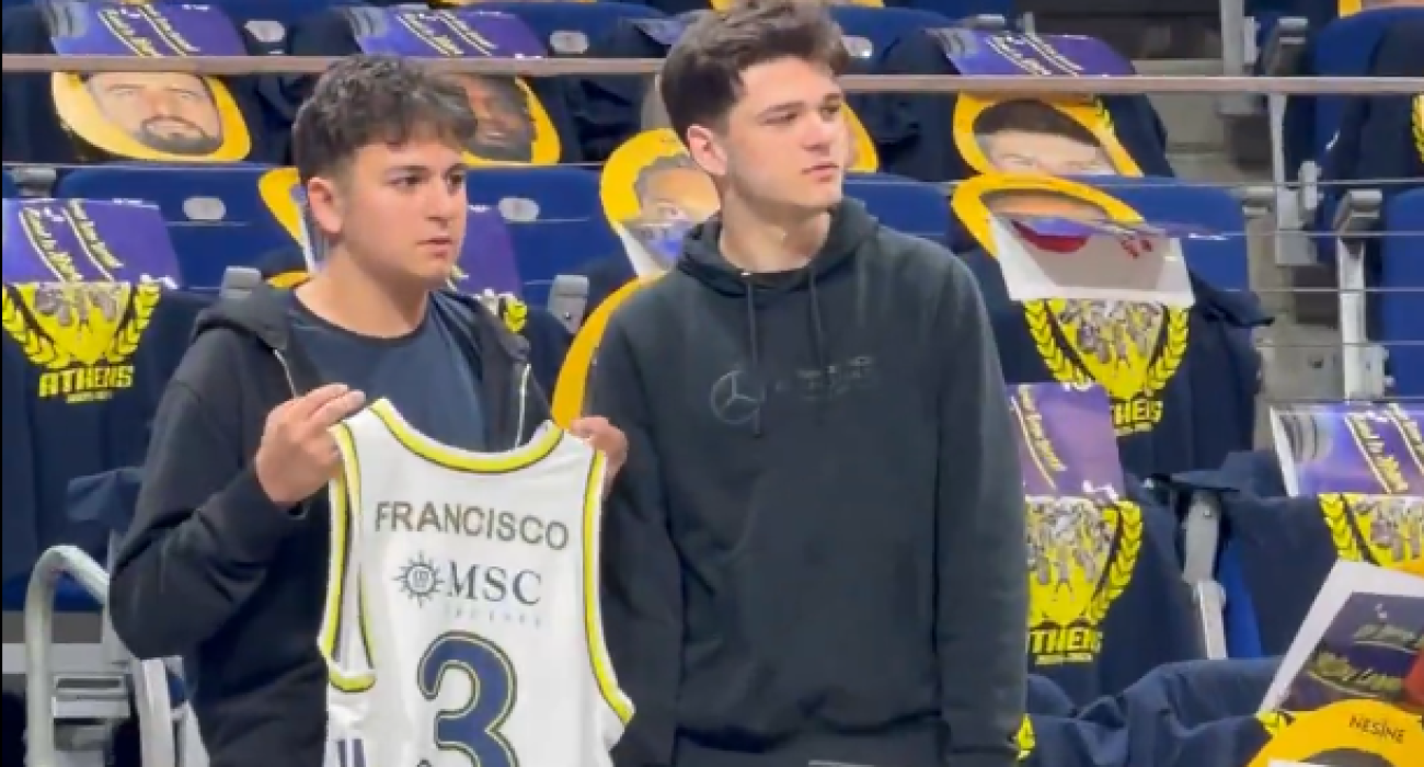 Ο οπαδός της Φενέρ που ζητάει από τον Φρανσίσκο να πάει στην ομάδα του / πηγή: X:Euroleague