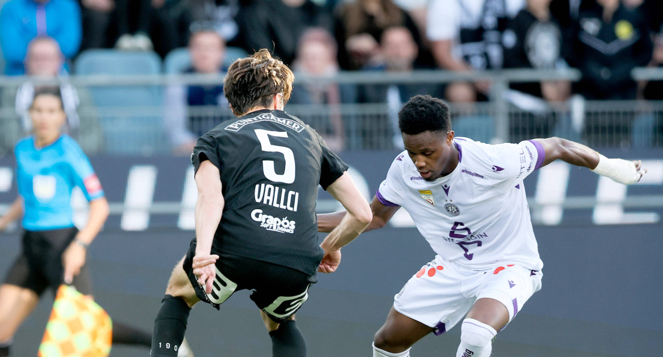 Στιγμιότυπο από το Στουρμ Γκρατς-Αούστρια Βιέννης για το πρωτάθλημα Αυστρίας / Πηγή: Imago