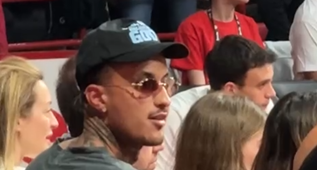 Ο Κάιλ Κούζμα στο ΣΕΦ για το Ολυμπιακός - Μονακό / PrintScreen