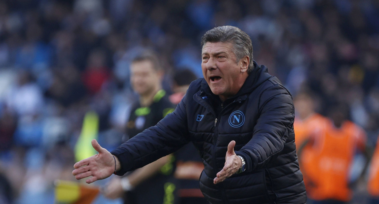 Ο Βάλτερ Ματσάρι στον πάγκο της Νάπολι / Πηγή: Imago