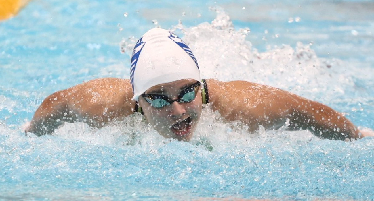 Η Νεφέλη Μπιλανάκου στους Πανελλήνιους Αγώνες Κολύμβησης των Γενικών και Επαγγελματικών Λυκείων / Πηγή: ΚΟΕ