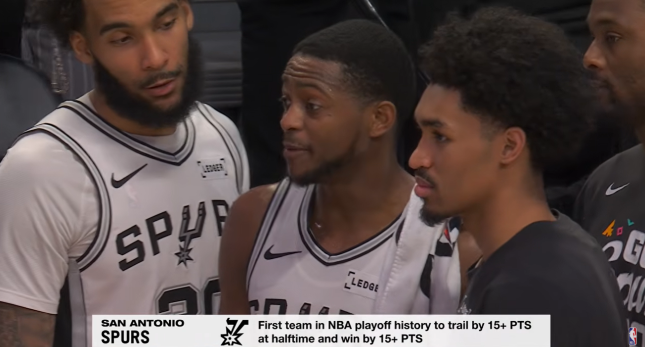 Από το -17 σε ιστορική ανατροπή: Οι Σπερς σπάνε τα κοντέρ και στα playoffs (video)