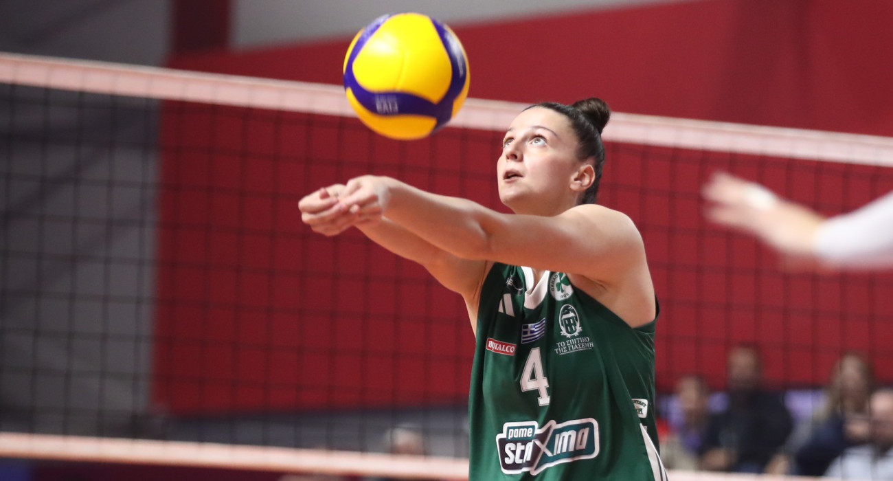 Η Ευαγγελία Τάνη στον αγώνα του Παναθηναϊκού / Πηγή: Intime