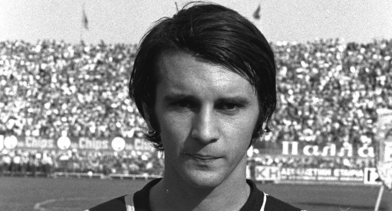 Ο Διονύσης Τσάμης με τη φανέλα της ΑΕΚ το 1975  /Πηγή: Eurokinissi