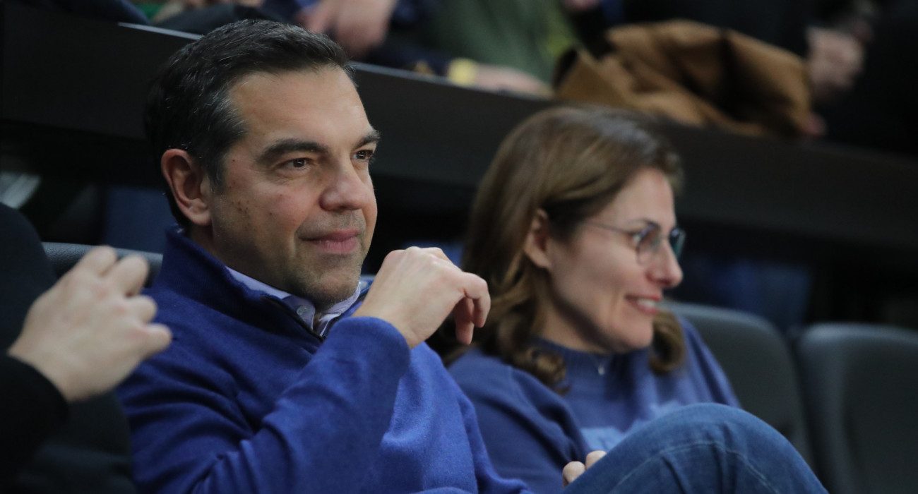 O Αλέξης Τσίπρας αναφέρθηκε στην κατάκτηση του Κυπέλλου από τον ΟΦΗ/Πηγή: Eurokinissi