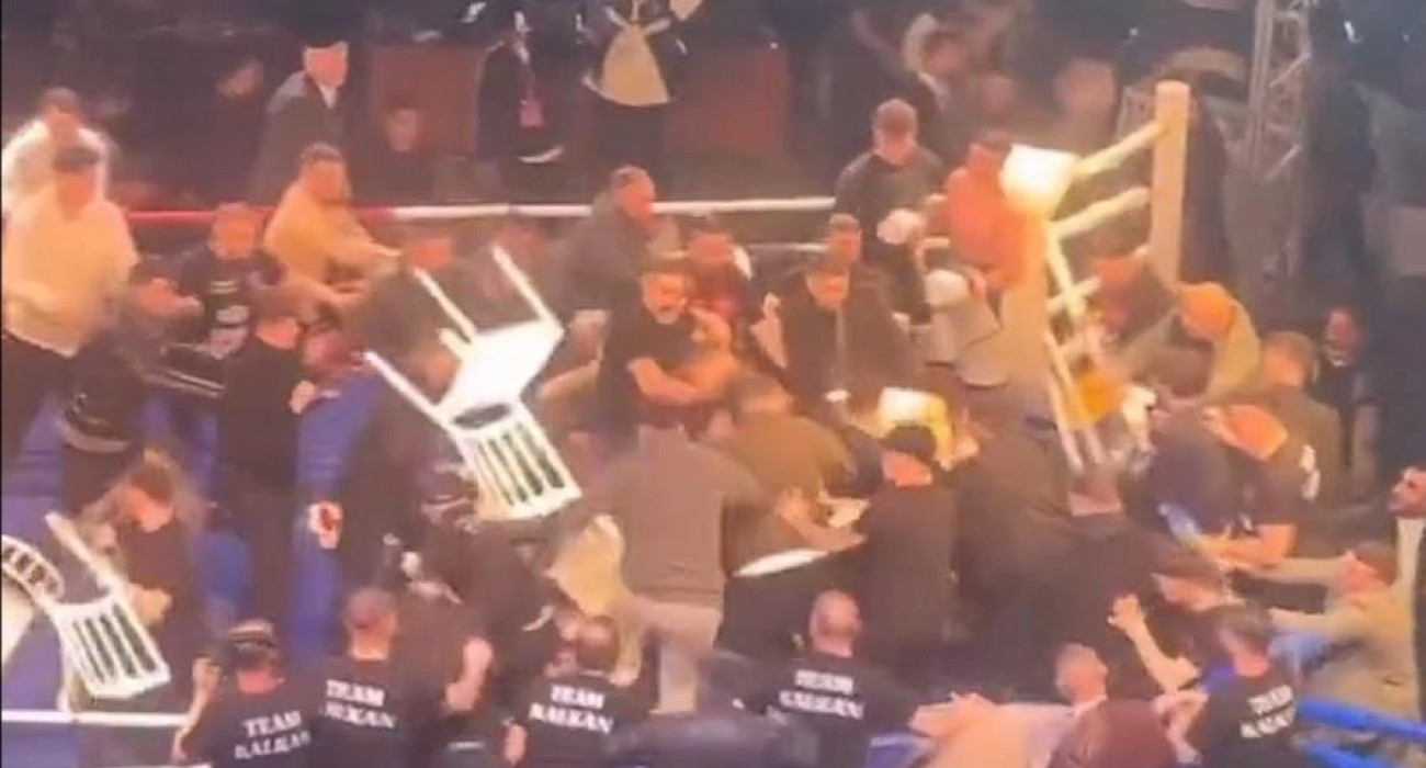 Χάος σε αγώνα μποξ στην Τουρκία