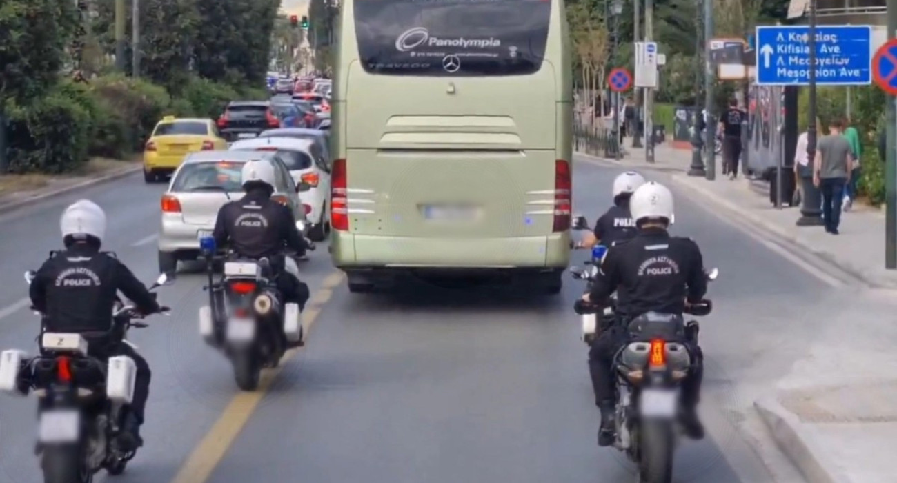 Η αποστολή της Βαλένθια στον δρόμο προς το ΟΑΚΑ / Screenshot