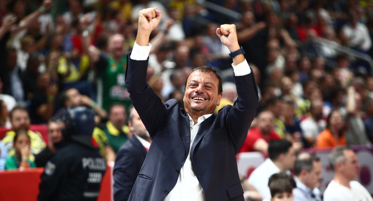 Ο Εργκίν Αταμάν στην EuroLeague του Παναθηναϊκού το 2024 στο Βερολίνο, Πηγή: Eurokinissi