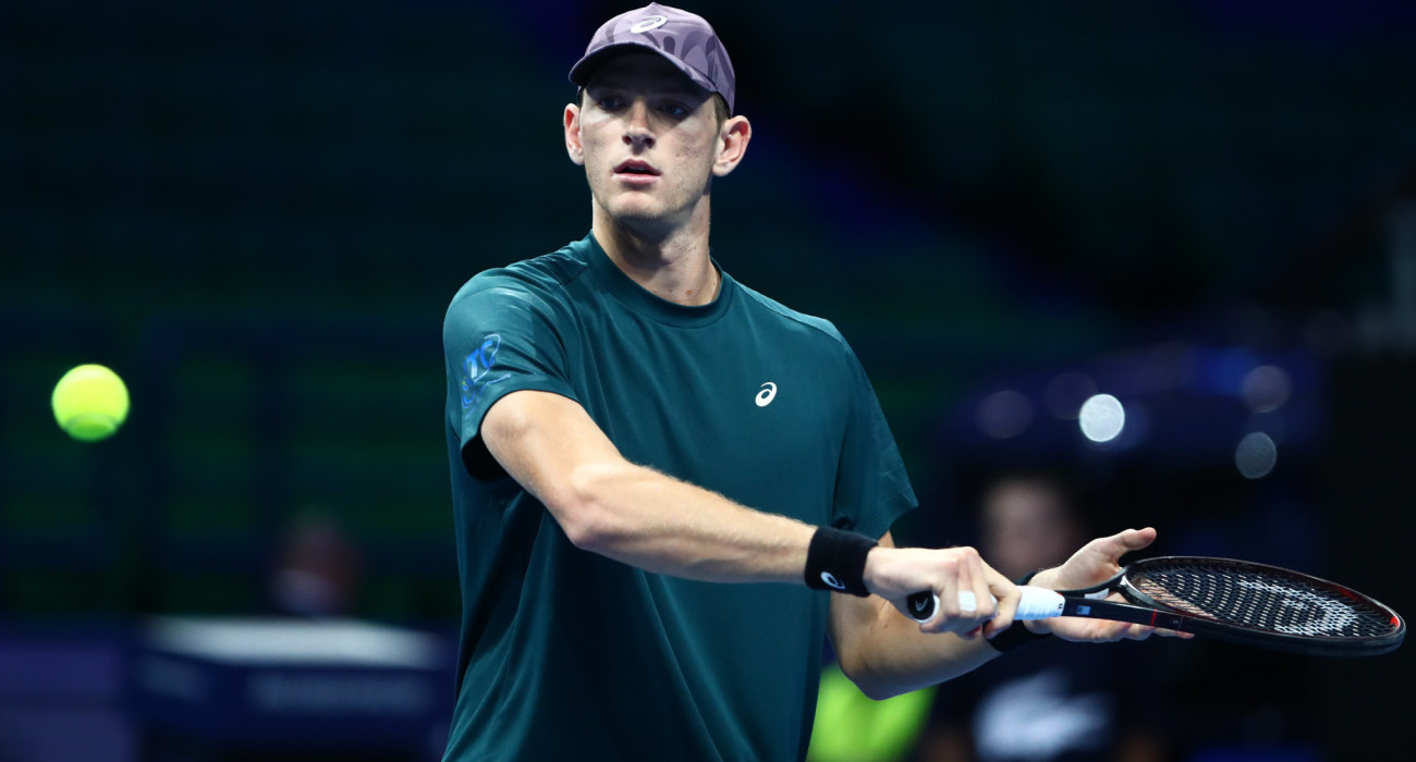 Ο Στέφανος Σακελλαρίδης στο τουρνουά ATP 250 της Αθήνας / Πηγή: Eurokinissi