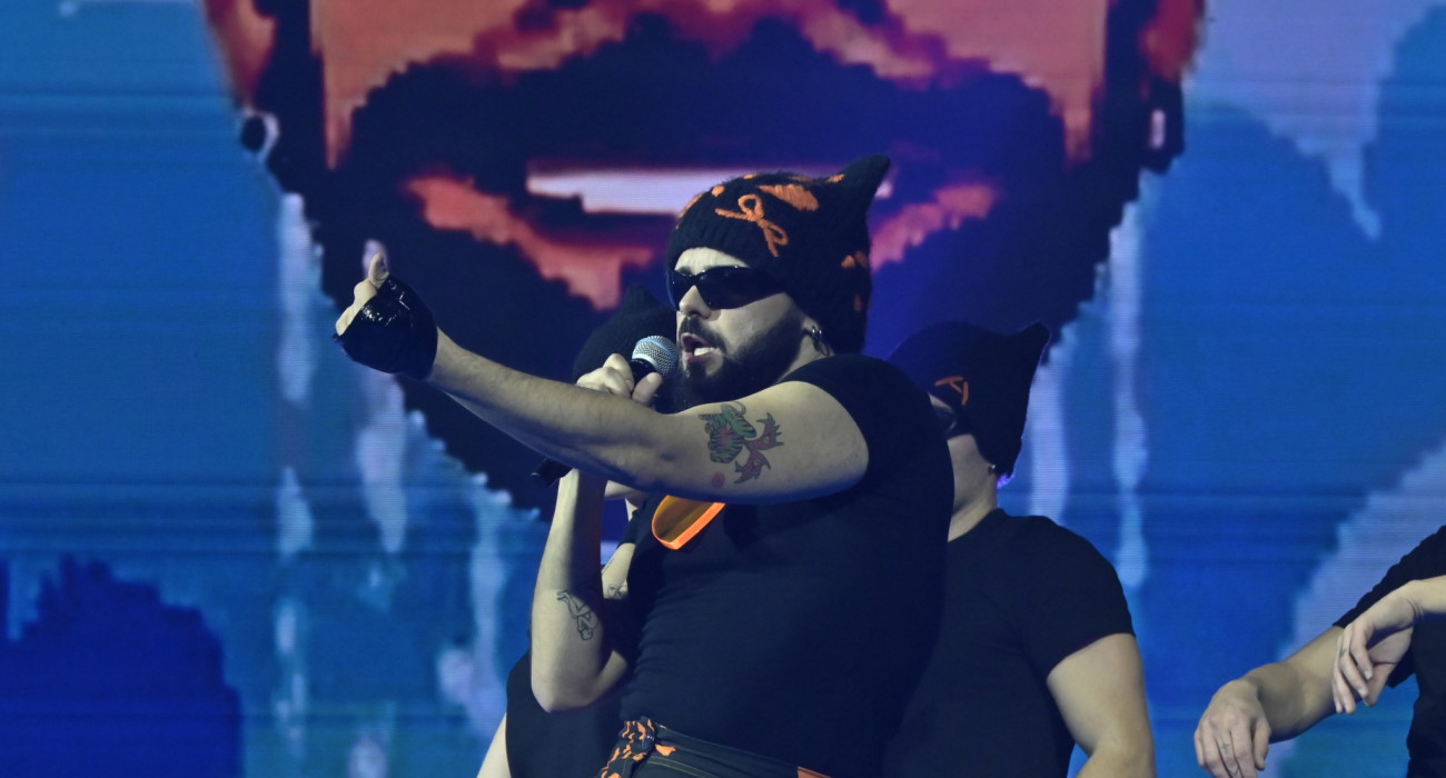 Ο Akylas στον τελικό της Eurovision 2026 / Πηγή: Eurokinissi