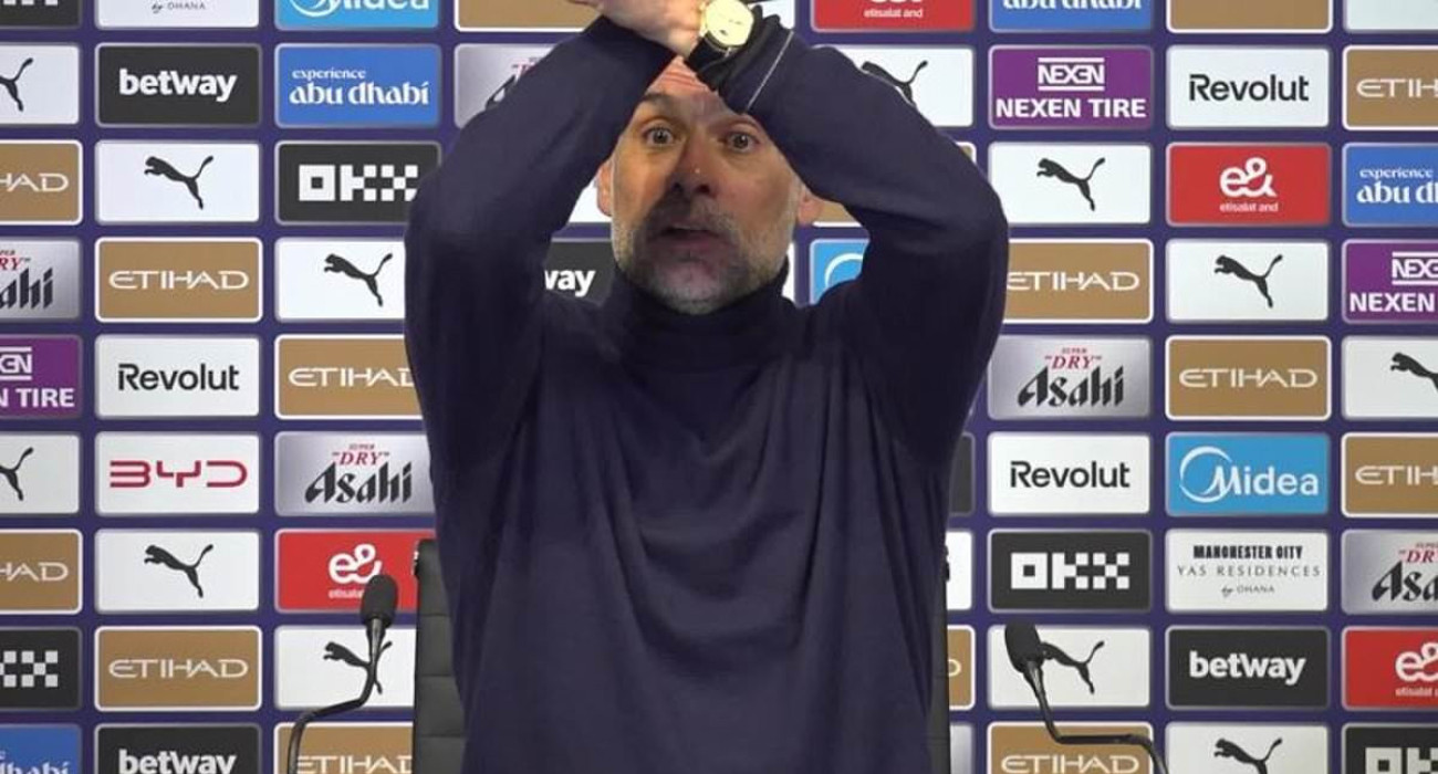 Ο Πεπ Γκουαρδιόλα/Screenshot