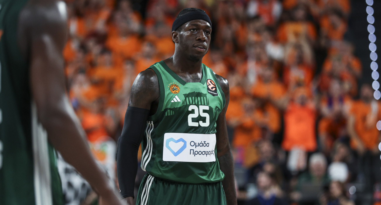 Ο Κέντρικ Ναν στο Game 5 του Παναθηναϊκού με τη Βαλένθια, Πηγή: Eurokinissi