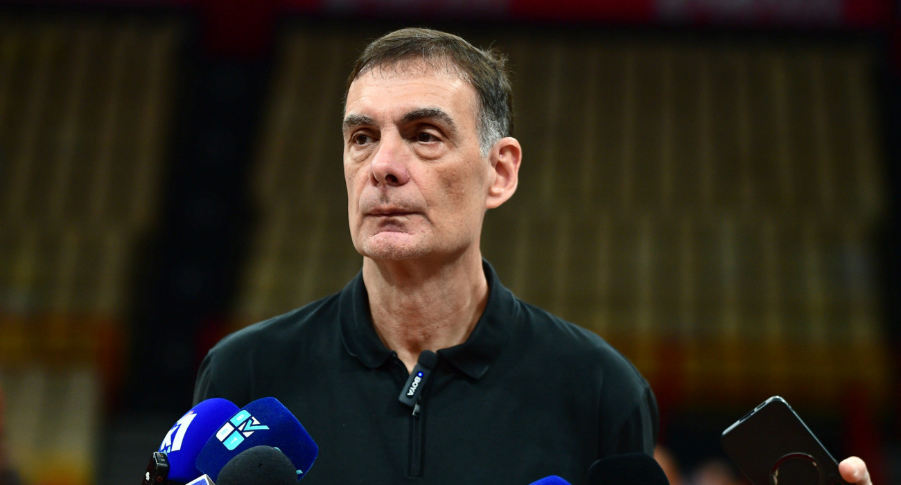 Ο Μπαρτζώκας στην media day του Ολυμπιακού / Eurokinissi