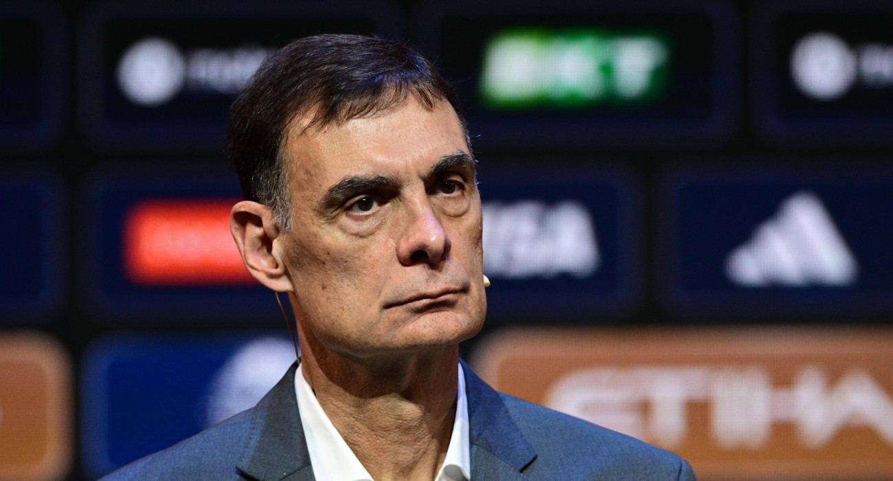 Ο Γιώργος Μπαρτζώκας στη συνέντευξη τύπου του Final Four της Αθήνας/Πηγή: Eurokinissi