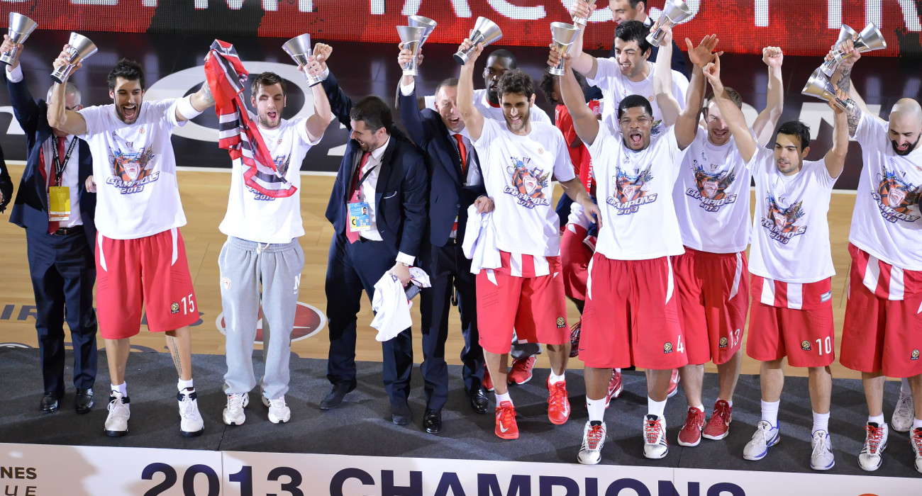Η ομάδα του Ολυμπιακού που κατέκτησε την EuroLeague του 2013, Πηγή: Intime