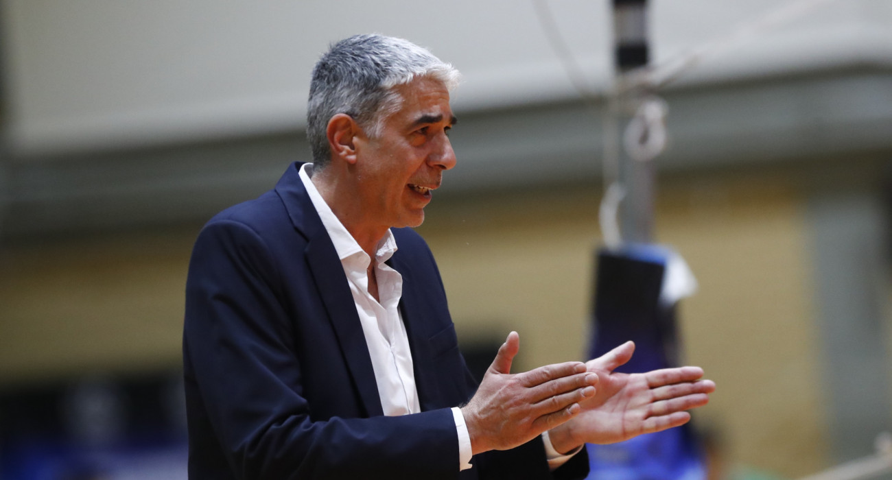 Ο Άκης Χατζηαντωνίου, ο προπονητής της Καλαμάτας 80 Affidea / Πηγή: Eurokinissi