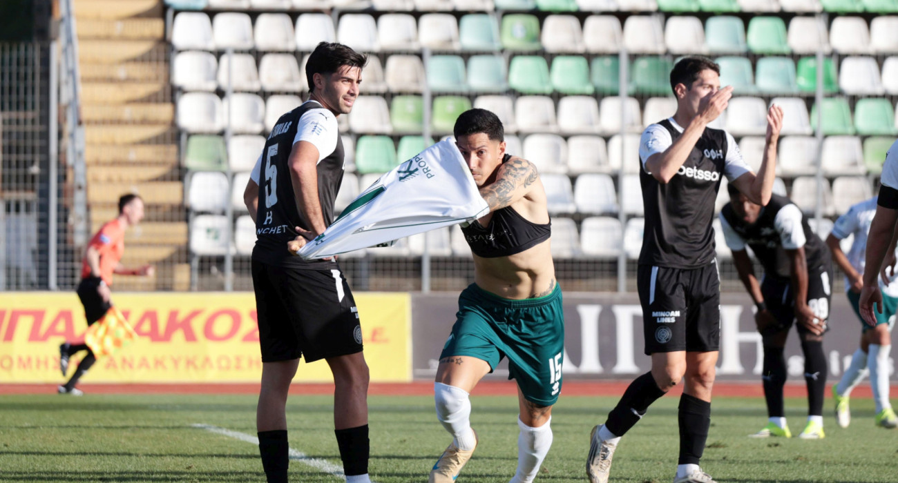 Ο Πεντρόζο πανηγυρίζει το 3-2 απέναντι στον ΟΦΗ / Πηγή: Intime