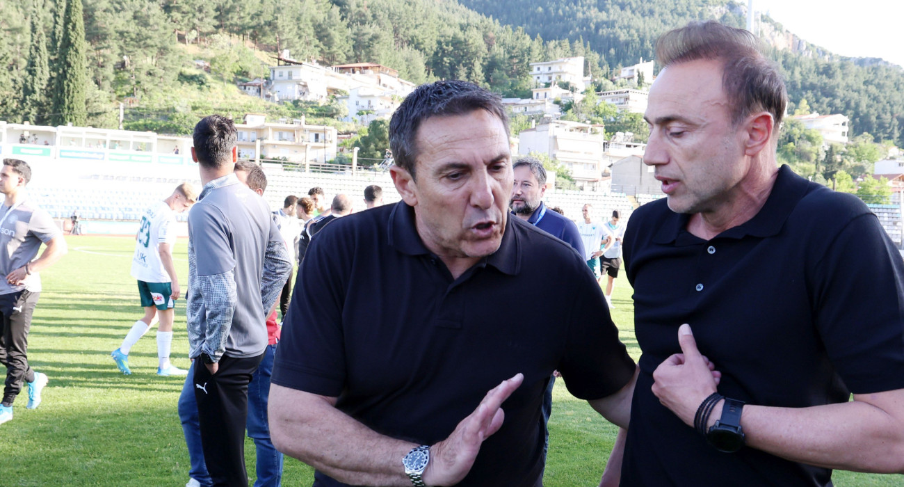 Ο Νίκος Παπαδόπουλος με τον Χρήστο Κόντη / Πηγή: Intime