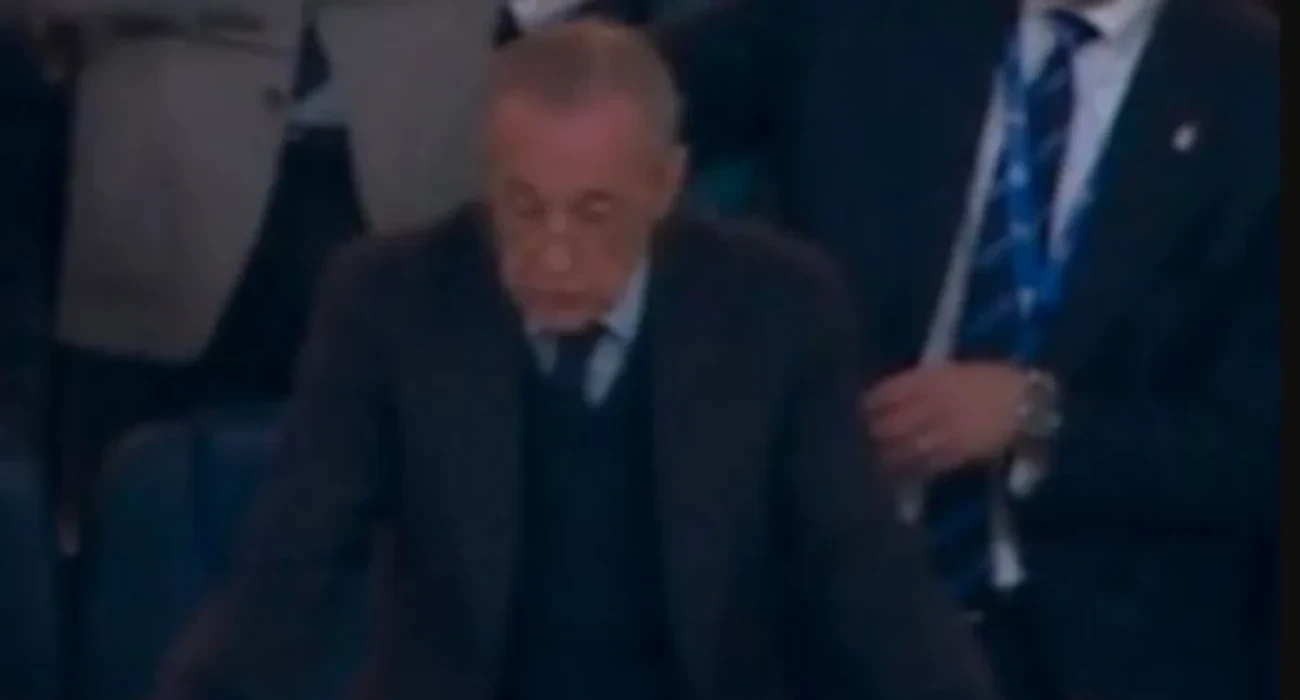 Η στιγμή της έντασης με τον Πέρεθ / Screenshot