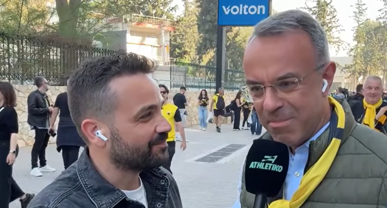 Ο Χρήστος Σταϊκούρας στην εκπομπή του Athletiko FC / Screenshot