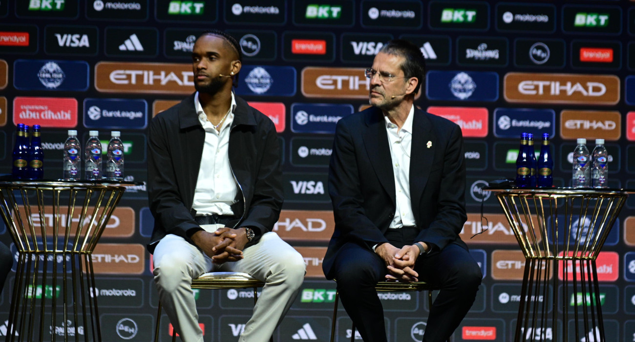 Πέδρο Μαρτίνεθ και Ζαν Μοντέρο στη media day της EuroLeague, Πηγή: Eurokinissi