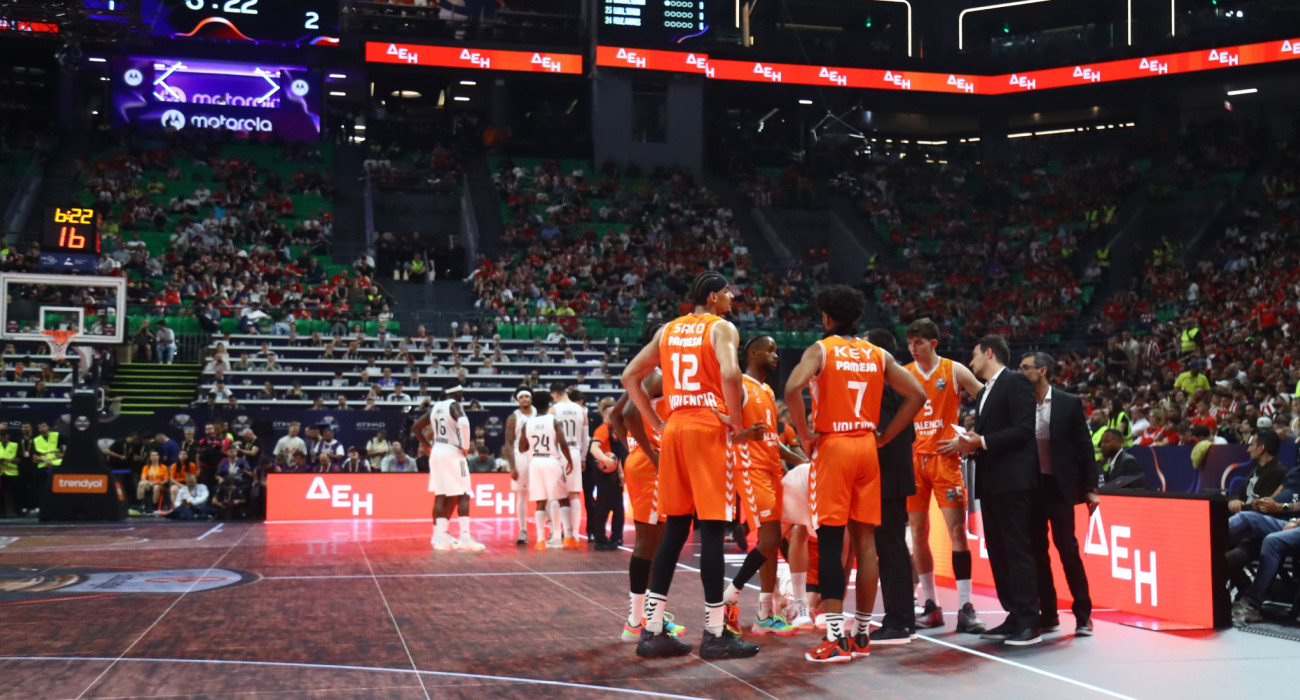 Η Βαλένθια στο Telekom Center Athens/Πηγή: Eurokinissi