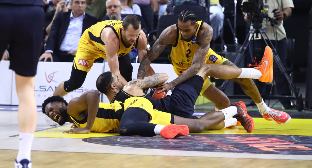 Ο Κισόν Φίζελ χάνει το Game 1 με Ολυμπιακό στο ΣΕΦ / Πηγή: Eurokinissi