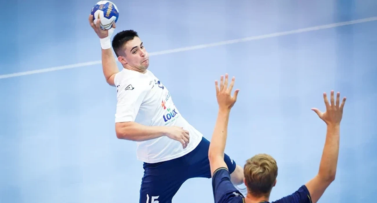 O Αχιλλέας Τόσκας σε ματς της Εθνικής / Πηγή: IHF