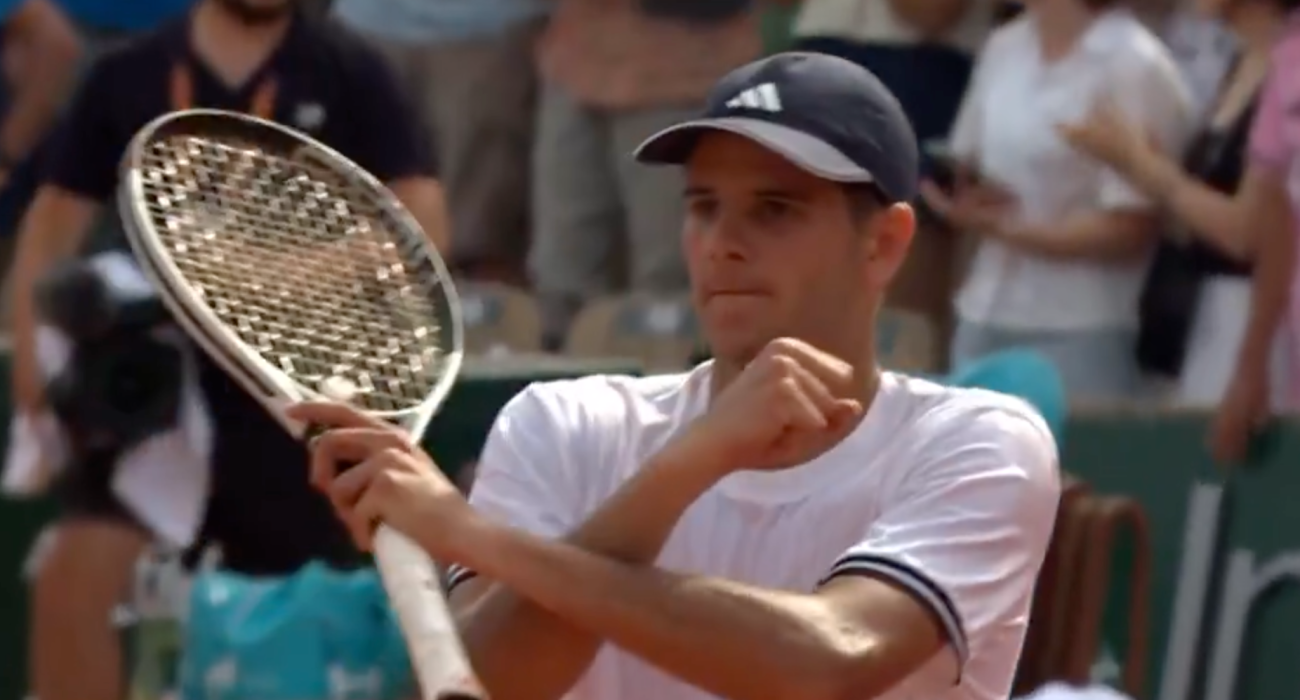 Ο Ραφαέλ Χόδαρ στο Ronald Garros / Screenshot