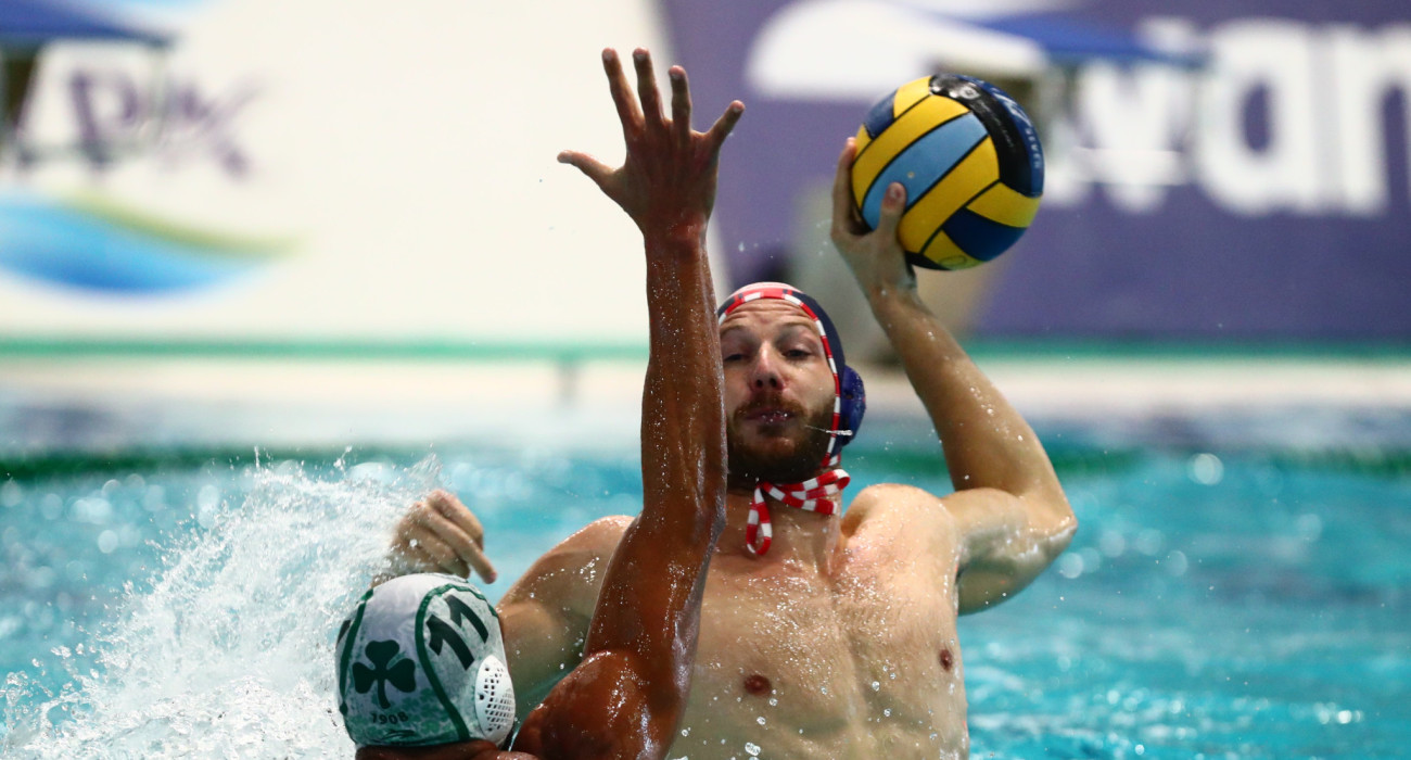 Φάση από το Παναθηναϊκός - Ολυμπιακός στη Water Polo League / Πηγή: Eurokinissi