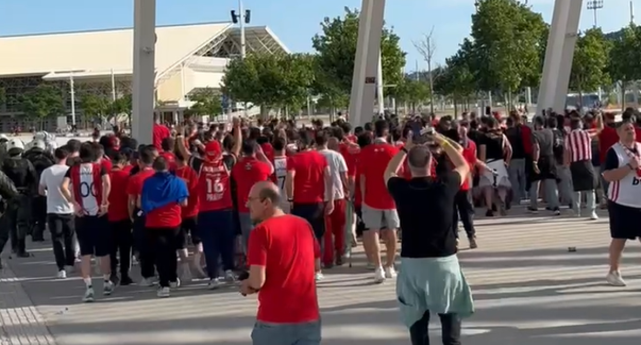 Η πορεία των φίλων του Ολυμπιακού προς το T-Center
