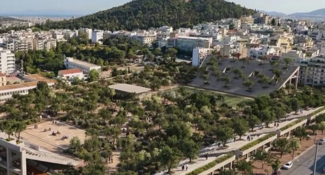Η μακέτα με το σχέδιο για τη Λεωφόρο / Screenshot