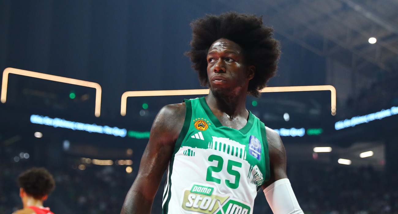 Ο Κέντρικ Ναν στο Game 4 των τελικών της Stoiximan GBL / Πηγή: Intime
