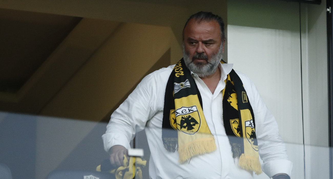 Ο ιδιοκτήτης της ΠΑΕ ΑΕΚ, Μάριος Ηλιόπουλος / Πηγή: Eurokinissi