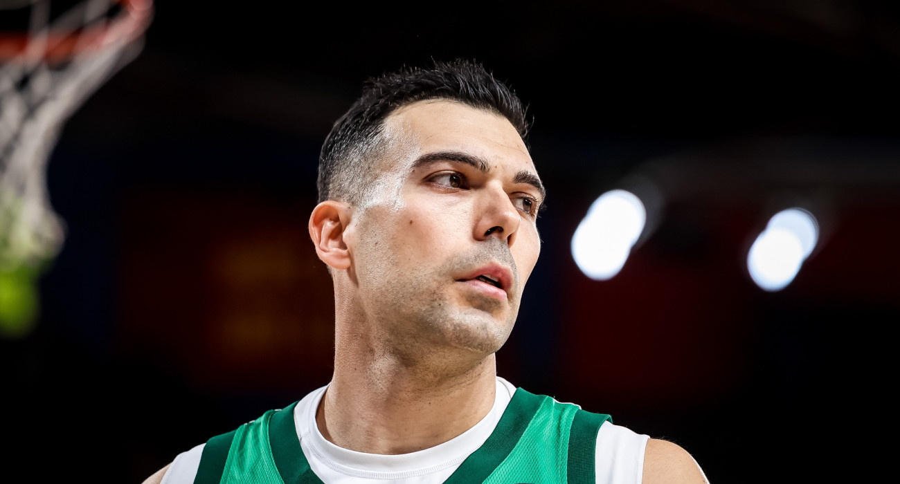 Ο Κώστας Σλούκας με τη φανέλα του Παναθηναϊκού / Πηγή: Eurokinissi